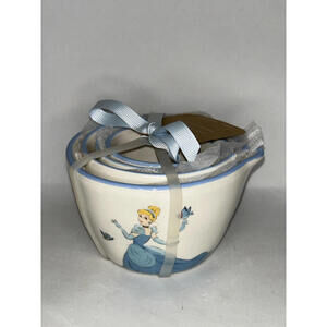 Disney x Rae Dunn Cinderella Nesting Bowl Measuring Cup Set of 4